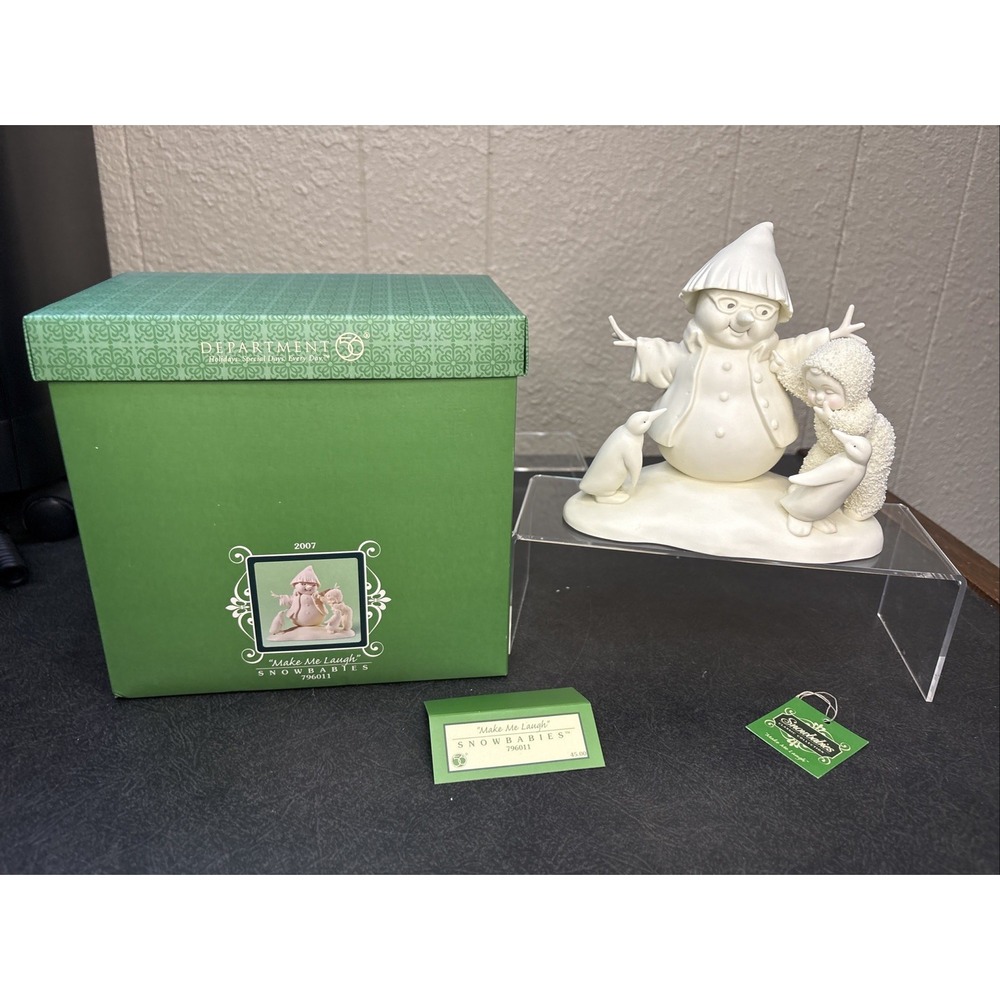 Dept 56~Snowbabies Make Me Laugh 796011~2007